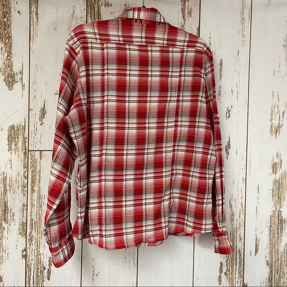 Overdrive, Plaid Textured Button Down Shirt. Size Large. Excellent condition! - Picture 5 of 6